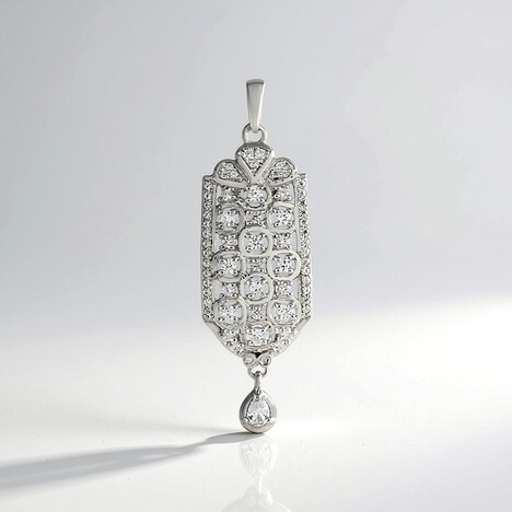 Ciondolo in argento con Zircone