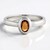 Anello in argento con Zaffiro Tramonto