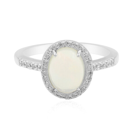 Anello in argento con Opale di Welo