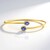 Bracciale in argento con Tanzanite