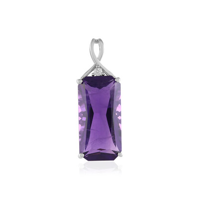 Pendentif en argent et Améthyste de Sibérie