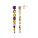 Edelstein-Silberohrringe (de Melo)