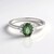 Anello in argento con Apatite Cromo