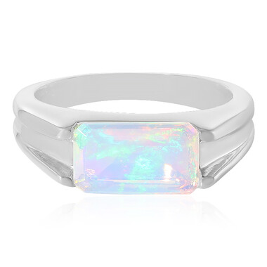 Anello in argento con Opale di Welo