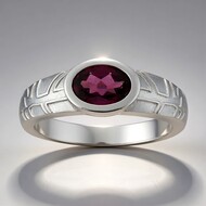 Zilveren ring met een Roshoit (Pallanova)