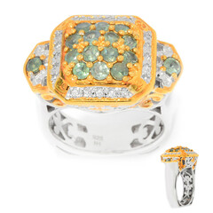 Brasilianischer Alexandrit-Silberring (Gems en Vogue)