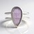 Anello in argento con Ametista Rose de France