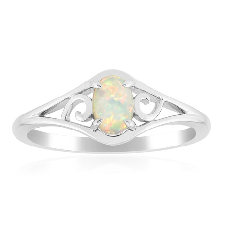 Anillo en oro con Ópalo de Mintabie