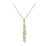 SI1 (H) Brillant-Goldhalskette (CIRARI)