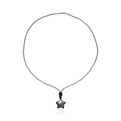 Halsketting met een Zilverglans obsidiaan