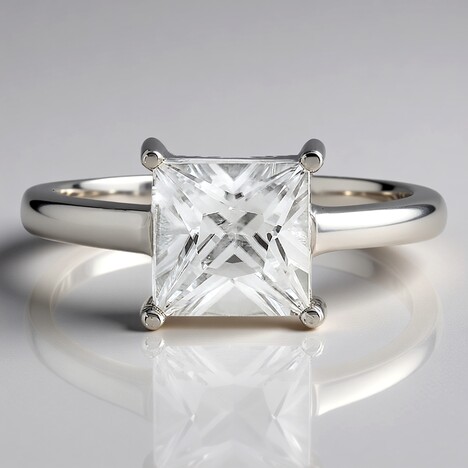 Anello in argento con Zircone