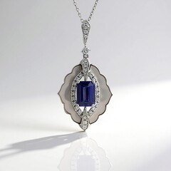 Collier en or et Tanzanite AAA (CIRARI)