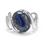 Lapislazuli-Silberring