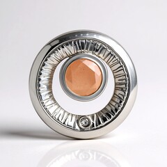 Ciondolo in argento con Quarzo Rosa (MONOSONO COLLECTION)