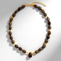Collana in argento con Bronzite