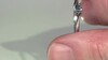 Zilveren ring met een I2 Blauwe Diamant