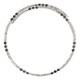 Collana rigida in acciaio con Iolite del Madagascar (Riya)