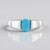 Anello in argento con Turchese Sleeping Beauty