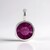 Ciondolo in argento con Fluorite Rosa