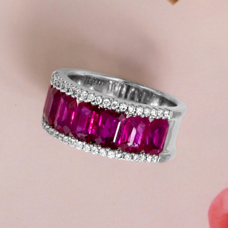 Bague en or et Rubis AAA du Mozambique (CIRARI)