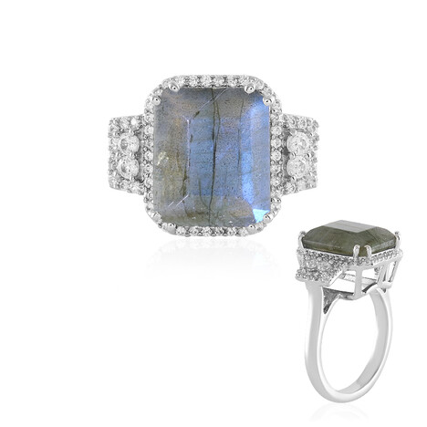 Labradorit-Silberring