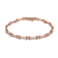 Zilveren armband met zirkonen (Adela Silber)
