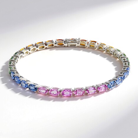 Bracciale in oro con Zaffiro Fancy (CIRARI)