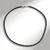Collana in argento con Spinello Nero