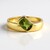 Anello in argento con Vesuvianite