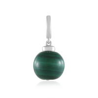 Pendentif en argent et Malachite