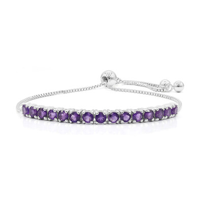 Sambia-Amethyst-Silberarmband