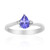 Bague en or et Tanzanite AAA