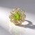 Anello in argento con Peridoto (Gems en Vogue)