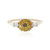 Bague en or et Zircon jaune