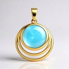 Ciondolo in argento con Larimar