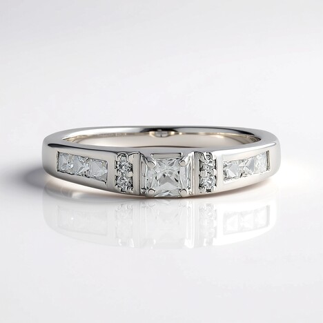 Anello in argento con Zircone