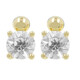 Orecchini in oro con Zircone (de Melo)