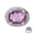 Pendentif en argent et Fluorite rose (MONOSONO COLLECTION)