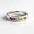 Anello in argento con Zaffiro Fancy