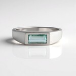 Anello in argento con Smeraldo Color Paraiba