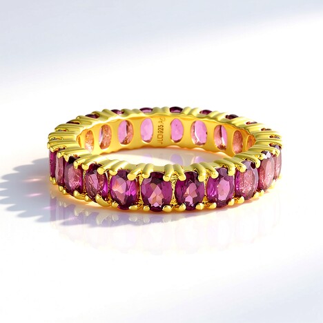 Anello in argento con Rodolite