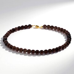 Collana in argento con Quarzo Fumè