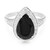 Anello in argento con Spinello Nero
