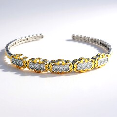 Bracciale in argento con Zircone (Gems en Vogue)