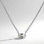 Collier en argent et Topaze blanche