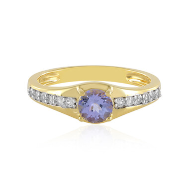 Anillo en plata con Tanzanita