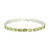 Bracciale in argento con Peridoto
