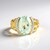 Anello in argento con Ametista Verde (Ornaments by de Melo)