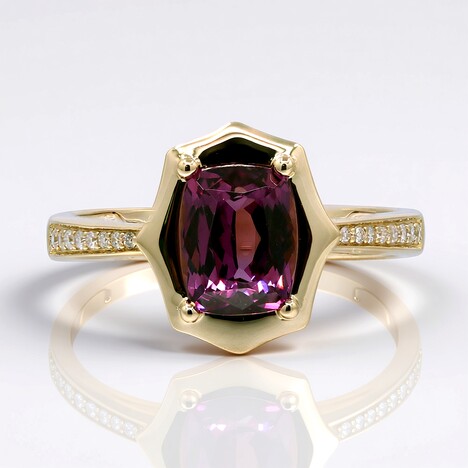 Anello in oro con Rodolite (CIRARI)