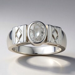 Anello in argento con Zircone